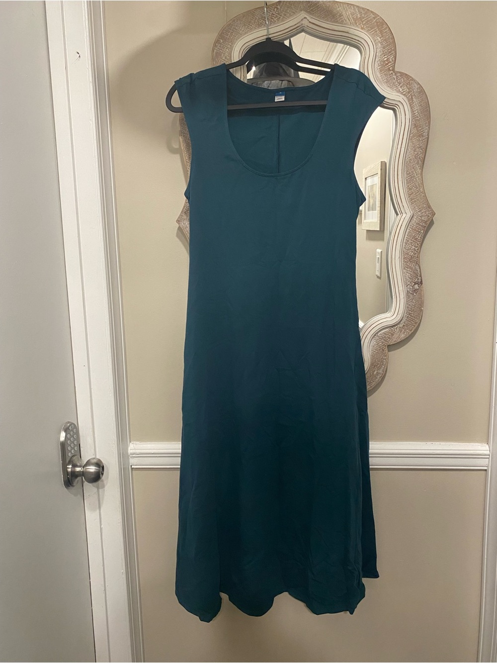 Old Navy Teal Sleeveless Maxi Dress